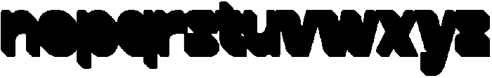 BOLDVINT SHADOW otf (700) Font LOWERCASE