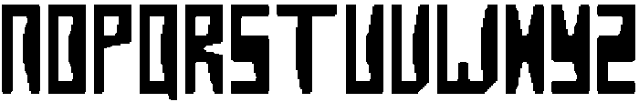 BOMASEK Regular otf (400) Font LOWERCASE