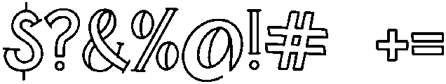 BONBON Regular otf (400) Font OTHER CHARS