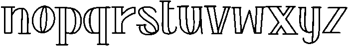 BONBON Regular otf (400) Font LOWERCASE