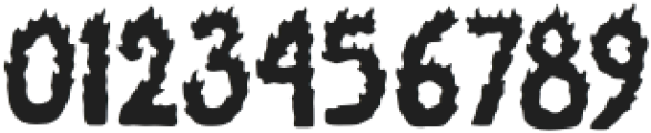 BONFIREINCINERATE otf (400) Font OTHER CHARS