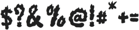 BONFIREINCINERATE otf (400) Font OTHER CHARS