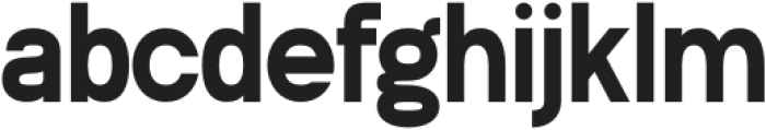 BONGER Regular otf (400) Font LOWERCASE