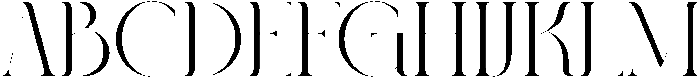 BONITA Regular otf (400) Font UPPERCASE