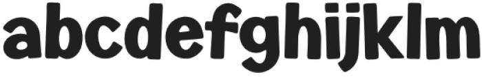 BONK Regular otf (400) Font LOWERCASE