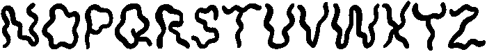 BOO Regular otf (400) Font UPPERCASE