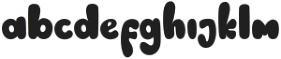 BOOBLE Regular otf (400) Font LOWERCASE