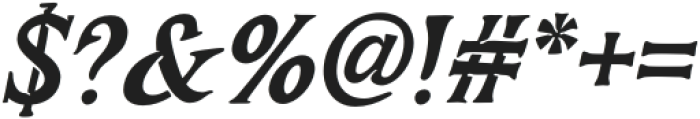 BOOER-Italic otf (400) Font OTHER CHARS