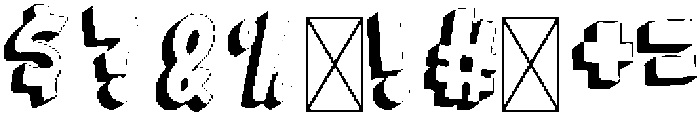 BOOMSTER Graffiti otf (400) Font OTHER CHARS