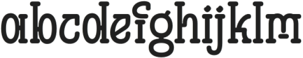 BOSANMIRULL-Regular otf (400) Font LOWERCASE