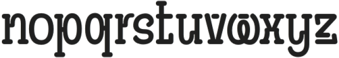 BOSANMIRULL-Regular otf (400) Font LOWERCASE