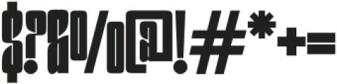 BOUCHARD Bold otf (700) Font OTHER CHARS