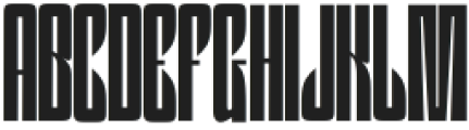 BOUCHARD Medium otf (500) Font UPPERCASE