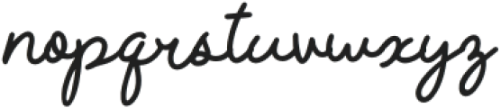 BOULEVARDUnionClub Script otf (400) Font LOWERCASE