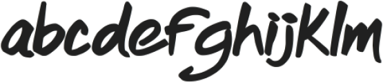 BoardWrite Bold ttf (700) Font LOWERCASE