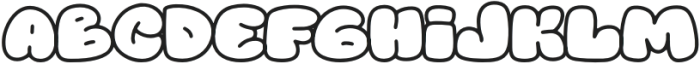 Bobagum otf (400) Font LOWERCASE