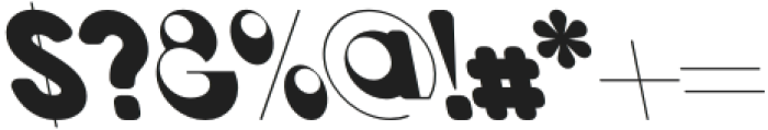 Bobar Oblique Reversed otf (400) Font OTHER CHARS