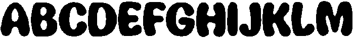 Bobba Boots Regular otf (400) Font UPPERCASE