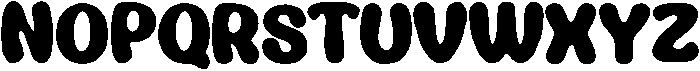 Bobba Boots Regular otf (400) Font UPPERCASE