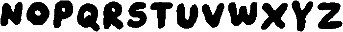 Bobo Regular otf (400) Font UPPERCASE