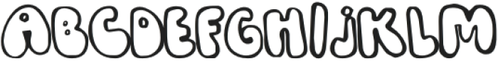 Bobolha Regular otf (400) Font UPPERCASE