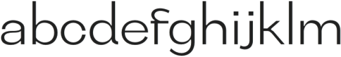 Bocfer Light otf (300) Font LOWERCASE