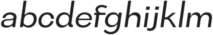 Bocfer RegularItalic otf (400) Font LOWERCASE