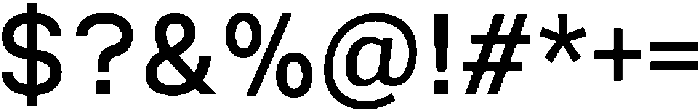 Boche otf (400) Font OTHER CHARS