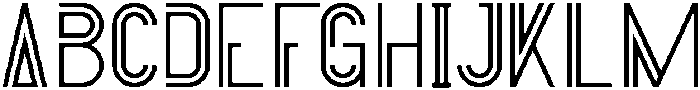 Bock Regular otf (400) Font UPPERCASE