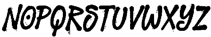 Bodark Spray otf (400) Font LOWERCASE