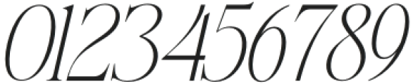Bodera Italic otf (400) Font OTHER CHARS