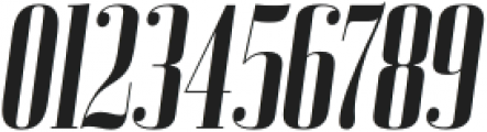 Bodoni Z37 L Compressed Bold Italic otf (700) Font OTHER CHARS