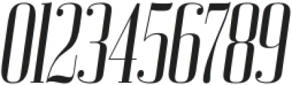 Bodoni Z37 L Compressed Italic otf (400) Font OTHER CHARS