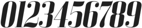 Bodoni Z37 L Condensed Bold Italic otf (700) Font OTHER CHARS
