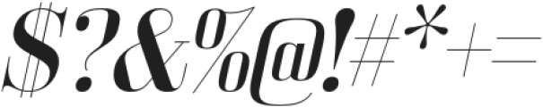Bodoni Z37 L Extended Italic otf (400) Font OTHER CHARS