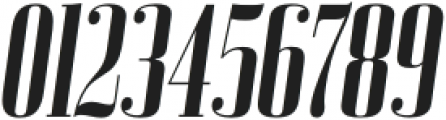 Bodoni Z37 M Compressed Bold Italic otf (700) Font OTHER CHARS