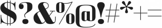 Bodoni Z37 M Extended Bold otf (700) Font OTHER CHARS