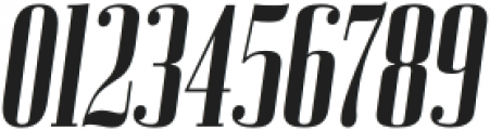 Bodoni Z37 S Compressed Bold Italic otf (700) Font OTHER CHARS