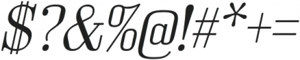 Bodoni Z37 S Extended Light Italic otf (300) Font OTHER CHARS