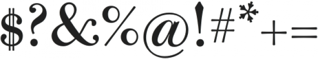 BodoniCasale-Regular otf (400) Font OTHER CHARS