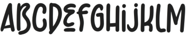 Body Friend Regular otf (400) Font LOWERCASE