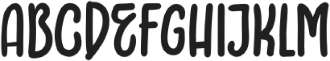 Body Friend Regular ttf (400) Font UPPERCASE