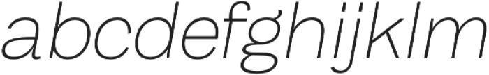 Body Grotesque Fit Light Italic otf (300) Font LOWERCASE