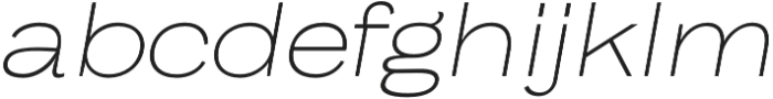 Body Grotesque Large Light Italic otf (300) Font LOWERCASE