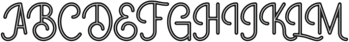 Bogardus Inline otf (400) Font UPPERCASE