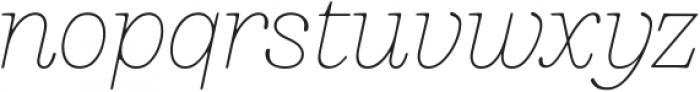Bogart Variable Italic ttf (400) Font LOWERCASE