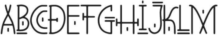 Bogemia-Regular otf (400) Font LOWERCASE