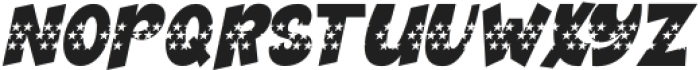 Bogies Bird Stars Italic otf (400) Font LOWERCASE