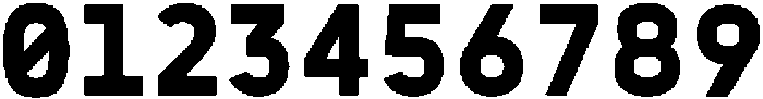 Bogita Mono Black otf (900) Font OTHER CHARS