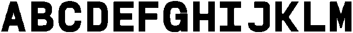 Bogita Mono Black otf (900) Font UPPERCASE